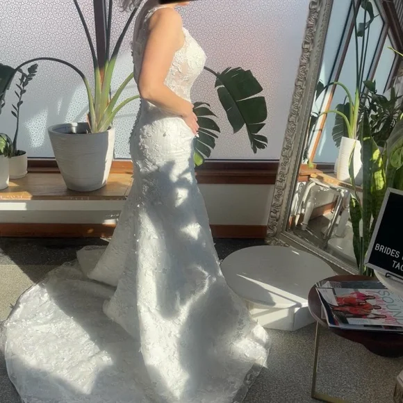 Floral Lace Bridal Gown - Picture 2 of 5